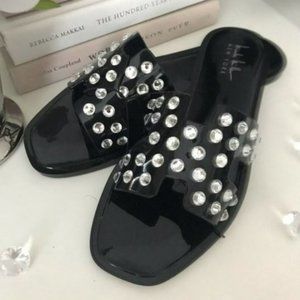 COPY - Black Rhinestone Sandals